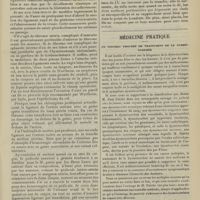 1383 - Page 1377 - Remarques sur la technique de l'ovaro-salpingectomie et de l'hystérectomie abdominale ; par le Docteur Paul Petit... / Médecine pratique. Un nouveau procédé de traitement de la dysménorrhée. [A. Gaullieur L'Hardy]