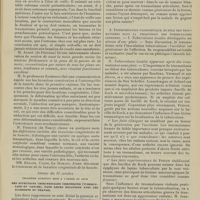 1417 - Page 1411 - XXe Congrès de l'association française de chirurgie. (Paris, 7-12 octobre 1907). Compte rendu des séances. Séance du 9 octobre (suite). Questions diverses. Membres / Séance du 11octobre. Troisième question mise à l'ordre du jour. Des affections chirurgicales chroniques (Tuberculose et cancer), dans leurs relations avec les accidents du travail. Des tuberculoses chirurgicales dans leurs rapports avec les accidents du travail. Par M. Jeanbrau...