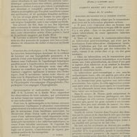 1439 - Page 1433 - Congrès français de médecine. (IXe session). (Paris, 14, 15, 16 octobre 1907). Lundi 14 octobre. Première question. Pathogénie et traitement de l'hémophilie. Leucémie aiguë hémorragique. MM. Achard et Feuillié / L'anémie des cirrhotiques. M. Perrin / Spiénomégalies et endocardites chroniques. MM. P.-E. Launois et L.-Emile Weil. (A suivre) / Avis / XXe Congrès de l'association française de chirurgie. (Paris, 7-12 octobre 1907). Compte rendu des séances. Séance du 11 octobre. Discussion des rapports sur la troisième question