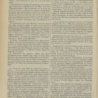 1450 - Page 1444 - Congrès français de médecine. (IXe session). [Paris, 14, 15, 16 octobre 1907]. Lundi 14 octobre (soir). Communications diverses. Obésité simple et obésité compliquée. M. Marcel Labbé / Le volume du coeur dans la tuberculose pulmonaire. M. E. Barié / Les lésions du faisceau de His dans la maladie d'Adams Stokes. M. Snyers / Les variations de la quantité d'urine et l'irrigation sanguine du rein. MM. Beco et Léon Plumier / Diagnostic de la tuberculose du rein. M. Desnos / L'élimination rénale de l'acide urique étudiée par la méthode histo-chimique. MM. Achard et Paisseau