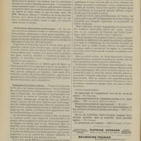 1468 - Page 1462 - Sociétés savantes. Société de biologie. (Séance du 19 octobre 1907). Propriétés des tumeurs du lapin immunisé avec le sérum d'un malade guéri du charbon. MM. G. Guillain, L. Boidin et N. Fiessinger / Intoxications alimentaires à entérocoques. M. Sacquépée / Pathogénie de l'artério-sclérose