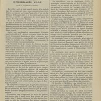 1485 - Page 1479 - Otite ; méningite cérébro-spinale. Ulcération de la carotide. Chez un diabétique. Hémorragie. Mort ; par M. F. Labouré...
