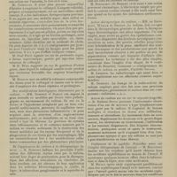 1487 - Page 1481 - Congrès français de médecine. (IXe session). [Paris, 14, 15, 16 octobre 1907]. Mercredi 16 octobre (soir). La médication par l'argent colloïdal. M. Iscovesco / Des modifications histologiques déterminées par le radium. MM. Dominici et Barcat / De l'application du radium à la thérapeutique interne. M. Dominici / Introduction électrolytique des médicaments. M. Zimmern / Action thérapeutique du radium. MM. De Beurmann, Wickam et Degrais / Action du radium sur un cas de mycosis fongoïde. M. Rubens Duval / Traitement de la syphilis. Nouvelles notes sur l'emploi thérapeutique de l'atoxyl. M. Hallopeau
