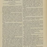 1497 - Page 1491 - De la néphrite syphilitique secondaire aiguë et de son traitement par le mercure ; par Jean Ferrand... (Travail de la clinique et du laboratoire du Professeur Debove à l'hôpital Beaujon)