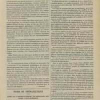 1503 - Page 1497 - Analyses. Médecine. I. Sur une action du sérum sanguin des néphritiques sur l'oeil de la grenouille analogue à celle de l'adrénaline (Schur et Wiesel. Wien. klin. Woch...). [A. Lemierre] - II. Présence d'adrénaline dans le sérum des néphritiques. (Schur et Wiesel. Protocole officiel de la Soc. imp. et roy. des médecins de Vienne, séance du 28 juin 1907, Wien. klin. Woch...). [A. Lemierre] - III. Contribution à la physiologie et à la pathologie du tissu chromaffine. (Schur et Wiesel. Wien. klin. Woch...). [A. Lemierre] - IV. Sur la présence de substances à action mydriatique dans l'urine. (J. Pal. Deuts. med. Woch...). [A. Lemierre] / Notes de thérapeutique. Notes sur l'artério-sclérose. Une médication nouvelle : l'anti-sclérosine