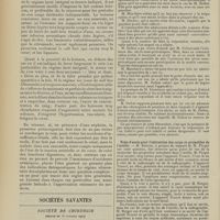 1516 - Page 1510 - Le régime alimentaire dans les néphrites ; par A. Gouget... / Sociétés savantes. Société de chirurgie. (Séance du 30 octobre 1907). Abcès sous-périostés et ostéomyélites. M. Mauclaire / Voies d'accès pour l'extraction des corps et projectiles de l'oreille. M. Berger / Fracture de Dupuytren. M. Schwartz / Mégalocolie. M. Tuffier