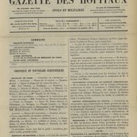 1519 - Page 1513 - Sommaire / Chronique et nouvelles scientifiques. Hôpitaux de Paris / Hôpitaux de Province / Facultés de médecine / Conférences publiques de clinique chirurgicale / Société végétarienne de France / Nécrologie