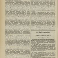 1548 - Page 1542 - Hématolyse intra et hématolyse extra-vasculaire. Durée de la vie des globules rouges ; par M.G. Froin / Sociétés savantes. Académie des sciences. (Séance du 4 novembre 1907). Contribution à la thérapeutique des trypanosomiases. MM. A. Laveran et A. Thiroux / Sur le sucre du plasma sanguin. MM. R. Lépine et Boulud
