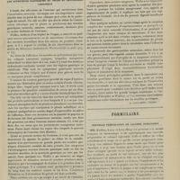 1583 - Page 1577 - Médecine pratique. Les affections gastriques au cours du saturnisme chronique. [A. Gaullieur L'Hardy] / Formulaire. Nouvelle préparation de calomel injectable