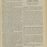 1595 - Page 1589 - Fistule oesophago-cervicale ; par le Docteur Moty... / Sociétés savantes. Académie de médecine. (Séance du 19 novembre 1907). L'alcoolisme. M. Fernet / Malformation cardio-vasculaire chez les hérédo-syphilitiques. M. Landouzy / Election. M. Moureu / Avis