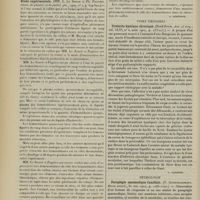 1596 - Page 1590 - Analyses. Médecine. La rétraction du caillot sanguin et les hématoblastes. Etude expérimentale. (MM. L. Le Sourd et Ph. Pagniez. Journ. de physiol. et de pathol. gén...). [A. Lemierre] / Voies urinaires. Uretérite kystique chronique. (Bond Stow. Ann. of surg...). [F. Gardner] / Neurologie. Paraplégie spasmodique familiale. (V. Courtellemont. Revue neurol...). [L. Alquier]