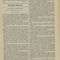 1597 - Page 1591 - Analyses. Neurologie. Paraplégie spasmodique familiale. (V. Courtellemont. Revue neurol...). [L. Alquier] / Pratique médicale. Le sanguinal en thérapeutique (Effets, indications, mode d'emploi) ; par Edouard Bube