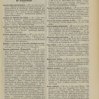 1599 - Page 1593 - Articles originaux des principales publications françaises et étrangères. Annales médico-psychologiques / Archives de médecine des enfants / Archives des maladies de l'appareil digestif et de la nutrition / Archives générales de chirurgie / Bulletins et mémoires de la Société anatomique de Paris / Deutsche medizinische Wochenschrift / Écho médical du Nord / Gazette hebdomadaire des sciences médicales de Bordeaux / Journal de médecine de Bordeaux / Journal des sciences médicales de Lille / Journal médical de Bruxelles / Languedoc médico-chirurgical / Lyon médical / Medizinische Blaetter / Pédiatrie pratique / Presse médicale