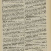 1623 - Page 1617 - Sociétés savantes. Société médicale des hôpitaux. (Séance du 22 novembre 1907). Otite suppurée. M. Netter / Ophtalmo-réaction pratiquée chez les adultes. M. Simonin / Deux cents cas d'oculo-réaction à la tuberculine chez les enfants. M. Henri Dufour / Rapports de la maladie de Basedow avec le rhumatisme aigu. M. Vincent / Syndrome de Basedow consécutif à une crise de rhumatisme articulaire aigu prolongé. M. Emile Sergent / Complications médullaires de la blennorragie. MM. Pissavy et Stévenin / Un cas de naevus traité par le radium il y a plus de quatre ans. M. de Beurmann / Société de chirurgie. (Séance du 20 novembre 1907). Constriction de la verge par un anneau. M. Gripat
