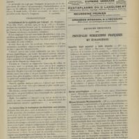 1635 - Page 1629 - Analyses. Chirurgie. Fracture isolée du grand trochanter. (George E. Armstrong. Ann. of Surg...). [F. Gardner] / Thérapeutique. Le traitement de la syphilis par l'atoxyl. (G. Scherber. Wien. klin. Woch...). [A. Lemierre] / La banane dans le traitement des diarrhées aux colonies.(Collin. Gaz. heb. des sc. méd. de Bordeaux...). [L. Gayard] / Articles originaux des principales publications françaises et étrangères. Gazzetta degli ospedali e delle cliniche / Revue neurologique / Wiener klinische Wochenschrift