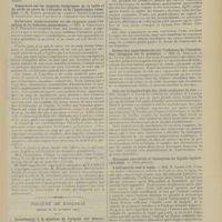 1659 - Page 1653 - Sociétés savantes. Société médicale des hôpitaux. (Séance du 29 Novembre 1907). Les ictères hémolytiques. MM. Widal, Abrami et Brulé / Remarques sur les rapports réciproques de la taille et du poids au cours de l'atrophie et de l'hypotrophie infantiles. M. Variot / Recherches expérimentales sur les rapports entre l'hémolyse et les hématies granuleuses. MM. A. Chauffard et N. Fiessinger / Société de biologie. (Séance du 30 novembre 1907). Contribution à la question de l'origine des hématoblastes. MM. L. Le Sourd et Ph. Pagniez / Recherches expérimentales sur l'influence de l'intoxication tabagique sur la gestation. MM. G. Guillain et A. Gy / Note sur la bactériologie des abcès tropicaux du foie. MM. Gilbert et Lippmann / L'indicanurie chez le lapin. MM. H. Labbé et G. Vitry / Diminution des albumines de sérum sanguin chez les hépatiques. M. H. Grenet