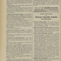 1696 - Page 1690 - Chronique et nouvelles scientifiques. (Suite). Ministère de l'intérieur / Office international d'hygiène / Syndicat des médecins du Rhône / Souvenir à M. le Professeur Quénu / Banquet / Nécrologie / Articles originaux des principales publications françaises et étrangères. Archives de médecine navale / Archives des maladies de l'appareil digestif et de la nutrition / Archives médico-chirurgicales du Poitou / Centralblatt fur innere Medizin / Gazette hebdomadaire des sciences médicales de Bordeaux