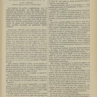 1725 - Page 1719 - Tachycardie paroxystique. Associée à des symptômes basedowiformes et à un rétrécissement mitral. Crise survenue au cours d'un érysipèle de la face ; par M. J. Crespin...