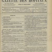 1747 - Page 1741 - Sommaire / Chronique et nouvelles scientifiques. Hôpitaux de Paris / Écoles de médecine / Marine / Contre l'absinthe / Statistique / Association d'enseignement médical des hôpitaux