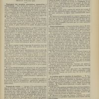 1755 - Page 1749 - Sociétés savantes. Société de chirurgie. (Séance du 18 décembre 1907). Traitement des atrophies musculaires consécutives à l'hydarthrose. M. Rochard / Tumeurs du rectum. M. Schwartz / Gastro-entérostomie. M. Delbet / La prothèse après la résection du maxillaire. M. Vallas / Election du bureau