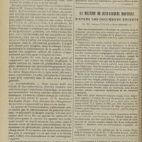 0020 - Page 8 - Revue générale. L'oeil tabétique ; par MM. Massia et Delachanal... II. (A suivre) / La maladie de Jean-Jacques Rousseau d'après les documents récents ; par MM. Antonin Poncet et René Leriche
