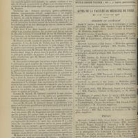 0058 - Page 46 - Sociétés savantes. Société de chirurgie. (Séance du 8 janvier 1908). Chirurgie stomacale. M. Delbet / Actes de la Faculté de médecine de Paris du 20 au 25 janvier 1908. Examens de doctorat / Thèses