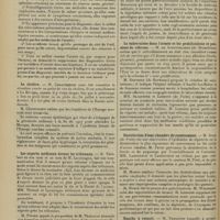 0116 - Page 104 - Sociétés savantes. Académie de médecine. (Séance du 22 janvier 1908). L'ophtalmo-diagnostic de la tuberculose dans l'armée / Le choléra. M. Chantemesse / Les experts médicaux devant les tribunaux. M. Thoignot en sF136F127F122on nom et au nom de M. Lacassagne / Election. MM. Labat... / Société de médecine militaire française. (Séance du 15 janvier 1908). Législation militaire concernant les gratifications et pensions de réforme pour infirmités et blessures contractées en service commandé. M. Toubert... / La tuberculose dans l'armée et les gratifications et pensions de réforme. M. de Schuttelaere... / Désinfection d'une chambre de casernement. M. Spick... / Hanche à ressort. M. Ferraton