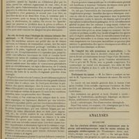 0223 - Page 211 - Sociétés savantes. Académie de médecine. (Séance du 11 février 1908). Médication d'urgence par la réduction des liquides. M. Huchard, en son nom et au nom de son distingué collaborateur, M. Fiessinger / Du rôle du froid dans l'étiologie du tétanos (tétanos rhumatismal). M. Vincent / De l'emploi des sels arsenicaux en agriculture. M. Cazeneuve / Traitement du cancer. M. Le Dentu, un travail de M. Vigouroux / Analyses. Médecine. Sur les résultats obtenus jusqu'à maintenant avec le sérum anti-méningococcique chez les sujets atteints de méningite cérébro-spinale. (A. Wassermann. Deuts. med. Woch...). [A. Lemierre]