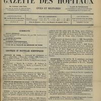 0229 - Page 217 - Sommaire / Chronique et nouvelles scientifiques. Hôpitaux de Paris / Faculté de médecine de Paris / Guerre / Statistique / Nécrologie / Renseignements