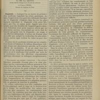 0231 - Page 219 - Revue générale. Les crises gastriques des tabétiques ; par MM. Paul Sainton... et Camille Tronc... VI. Diagnostic