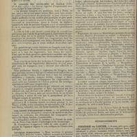 0278 - Page 266 - Chronique et nouvelles scientifiques. L'Assemblée générale de l'Association médicale mutuelle / IIe Congrès des praticiens de France / Une chaire d'hydrologie à Paris / Nouvelle publication / Erratum / Nécrologie / Faculté de médecine de Paris / Hôpital Beaujon / Renseignements / Avis
