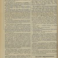 0290 - Page 278 - Chronique et nouvelles scientifiques. Collège de France / Service médical de colonisation de l'Algérie / Maison d'arrêt et de correction de Saint-Lazare / Hôpital Sadiki (Tunis) / Guerre / Les conférenciers de l'entente cordiale médicale / Nécrologie / Clinique ophtalmologique de l'Hôtel-Dieu / Bulletin bibliographique