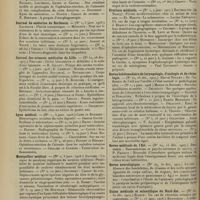0298 - Page 286 - Articles originaux des principales publications françaises et étrangères. Écho médical du Nord / Journal de médecine de Bordeaux / Journal des sciences médicales de Lille / Lyon médical / Montpellier médical / Presse médicale / Province médicale / Revue hebdomadaire de laryngologie, d'otologie et de rhinologie / Revue médicale de l'Est / Revue neurologique / Union médicale et scientifique du Nord-Est