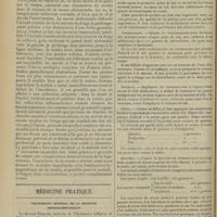 0316 - Page 304 - Suture de la vessie par décollement et rebroussement de la muqueuse ; par Paul Delbet... / Médecine pratique. Traitement général de la bilieuse hémoglobinurique