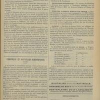 0321 - Page 309 - Livres nouveaux. L'organisation moderne des premiers secours en cas d'accident ou de malaise subit, par le Docteur Marcel Savouré / Chronique et nouvelles scientifiques. (Suite) / Hôpitaux de province / Distinctions honorifiques / Union des syndicats médicaux de France / Banquet / La quantité de radium dans le monde / Renseignements