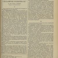 0339 - Page 327 - Revue générale. Diagnostic et traitement de l'éclampsie puerpérale ; par MM. Stern et Burnier... VI. Complications / VII. Pronostic