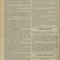 0404 - Page 392 - Pratique médicale. Pathogénie et traitement de la diathèse urique / Livres nouveaux. Syphilis et cancer, par le Docteur René Horand... [L. Gayard] / Clinique thérapeutique. Le principe actif de la valériane peut être présenté sans odeur