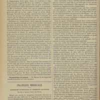 0416 - Page 404 - Sociétés savantes. Société de chirurgie. (Séance du 18 mars 1908). Les perforations intestinales dans la fièvre typhoïde / Pratique médicale. Antisepsie intestinale et ferments lactiques ; par M. le Docteur Sempé...