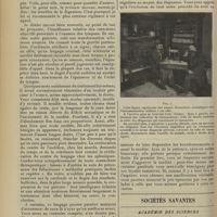 0426 - Page 414 - Surdité, bourdonnements et cerumen. Rééducation méthodique de l'oreille par des exercices acoustiques au moyen des diapasons (avec 2 fig.) ; par Marcel Natier / Sociétés savantes. Académie des sciences. (Séance du 16 mars 1908). Essai sur la greffe des tissus articulaires. M. Henri Judet