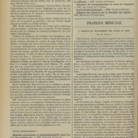 0428 - Page 416 - Sociétés savantes. Société de biologie. (Séance du 21 mars 1908). Diversité des types des hématies granuleuses. Procédés de coloration. MM. J. Widal, P. Abrami et M. Brulé / Pratique médicale. A propos du traitement des abcès du sein ; par M. Raunay