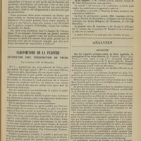 0437 - Page 425 - Clinique médicale de l'Hôpital Beaujon. Polynévrite alcoolique chez un tuberculeux ; par le Professeur Debove. (Leçon recueillie par M. Ch. Esmein...) / Sarco-myxome de la parotide. Extirpation avec conservation du facial ; par le Docteur Lop... / Sociétés savantes. Académie de médecine. (Séance du 24 mars 1908). La loi Roussel. M. Pinard, un nouveau travail de M. Vidal... / Analyses. Médecine. Sur les rapports existant entre la fièvre typhoïde, le paratyphus et les voies biliaires. (J. Forster. Munch. med. Woch...). [A. Lemierre]