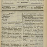 0493 - Page 481 - Sommaire / Chronique et nouvelles scientifiques. Hôpitaux de Paris / Facultés de médecine / Guerre / Ministère de l'intérieur / La mortalité dans l'armée / Statistique / Nécrologie / Cours pratique pour les affections chirurgicales du nez, larynx, oreilles, broncho-oesophagoscopie