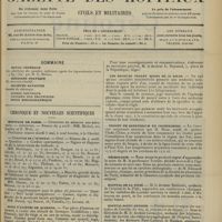 0517 - Page 505 - Sommaire / Chronique et nouvelles scientifiques. Hôpitaux de Paris / Concours de l'internat / Asile d'aliénés de Quimper / Le VIIIe Congrès international d'hydrologie, de climatologie, de géologie et de thérapie par les agents physiques / Les recrues pesant moins de 50 kilos / Projet de sanatorium en cochinchine / Nécrologie / Hôpital de la Pitié / Hôpital Saint-Antoine