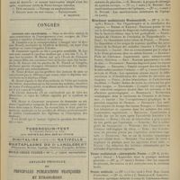 0525 - Page 513 - Livres nouveaux. La pratique de la dystocie, par M. André Boquel... [M. Delestre] / Congrès. Congrès des praticiens / Articles originaux des principales publications françaises et étrangères. Journal médical de Bruxelles / Münchener medizinische Wochenschrift / Pester medizinisch = chirurgische Presse / Presse médicale