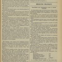 0535 - Page 523 - La pellagre en Algérie ; par J. Brault... / Médecine pratique. Traitement des vomissements dans la fièvre typhoïde