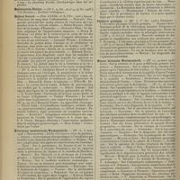 0594 - Page 586 - Articles originaux des principales publications françaises et étrangères. Centralblatt fur innere Medizin / Medizinische Blatter / Medical Record / Münchener medizinische Wochenschrift / Pédiatrie pratique / Wiener klinische Wochenschrift