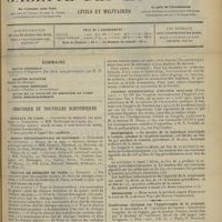 0717 - Page 709 - Sommaire / Chronique et nouvelles scientifiques. Hôpitaux de Paris / Maison départementale de Nanterre / Faculté de médecine de Paris / Congrès international d'hygiène scolaire... / Statistique / Nécrologie / Renseignement