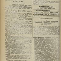 0726 - Page 718 - Pratique médicale. Le soufre colloïdal en dermatologie / Actes de la Faculté de médecine de Paris du 1er au 6 juin 1908. Examens de doctorat / Articles originaux des principales publications françaises et étrangères. Archiv für Kinderheilkunde / Deutsche medizinische Wochenschrift / Medizinische Blatter