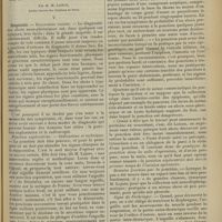 0743 - Page 735 - Revue générale. Symptômes et diagnostic des abcès sous-phréniques ; par M. M. Lance... V. Diagnostic