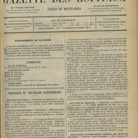 0801 - Page 793 - Sommaire / Chronique et nouvelles scientifiques. Hôpitaux de Paris / Hôpitaux de Province / Facultés de médecine / Association d'enseignement médical des hôpitaux de Paris